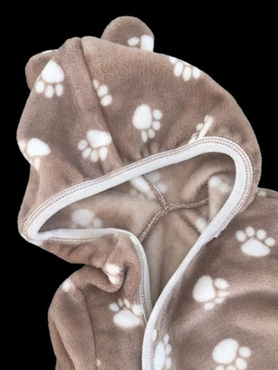 Комбінезон "Лапки", набивна махра ТМ "Happy ТОТ" (68 см)