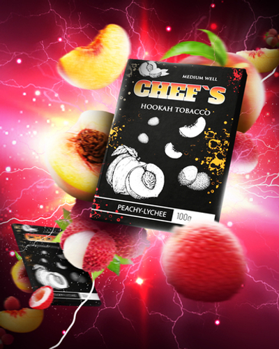 Табак для кальяна Chef’s Peachy-Lychee (Персик Личи) 40 | 100g
