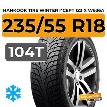 Hankook Tire Winter i*cept iZ3 X W636A 235/55 R18 104T
