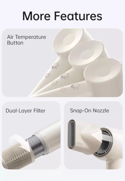 Фен Laifen SE Lite профессиональный с ионизацией, белый