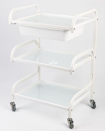 Косметологічний візок S3-l-w білий