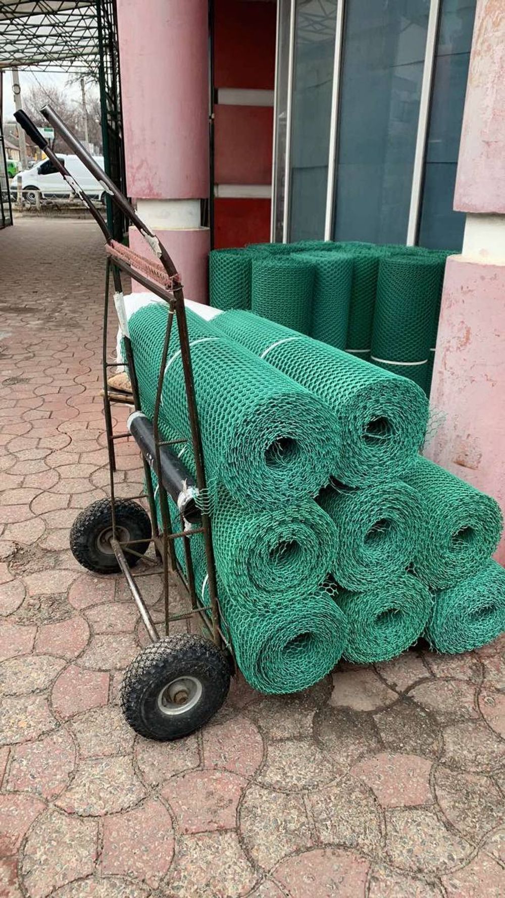 Заборы садовые пластиковый сота (ромб) 1м Х 30м (ячейка 20Х20 мм)