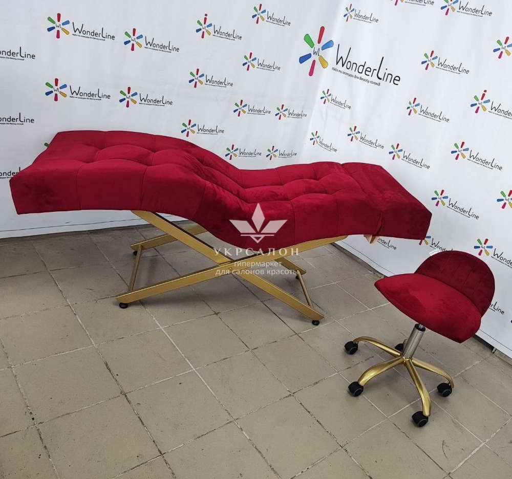 Анатомічна кушетка Tertio Gold для лешмейкерів та бровістів