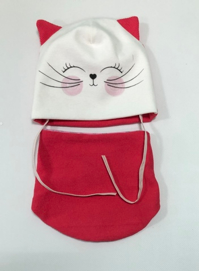 Шапочка з хомутиком, трикотаж ТМ "Andy" (р. 42-44)