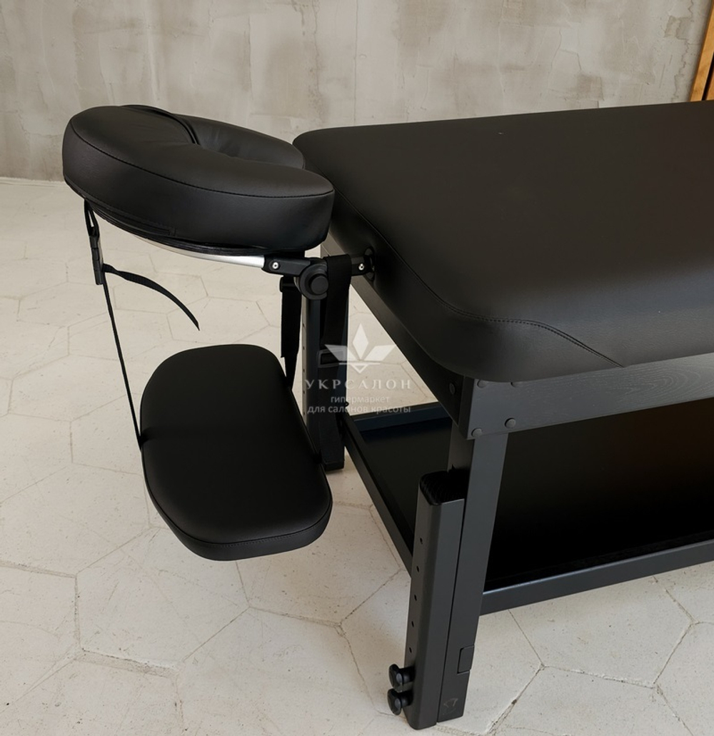 Стаціонарний масажний стіл KP-10 plus Black