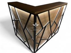 Адміністративна стійка Loft з підсвічуванням