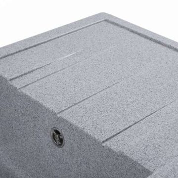 Кам'яна мийка Ventolux DIAMANTE (GRAY GRANIT) 765x485x200
