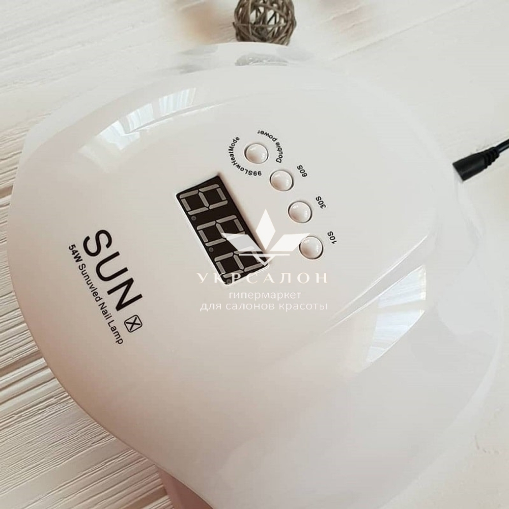 Лампа для маникюра LED+UV Sun X белая