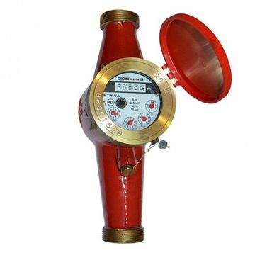 Лічильник води GROSS MTW-UA 50 (зі згоном бронза) для гарячої води