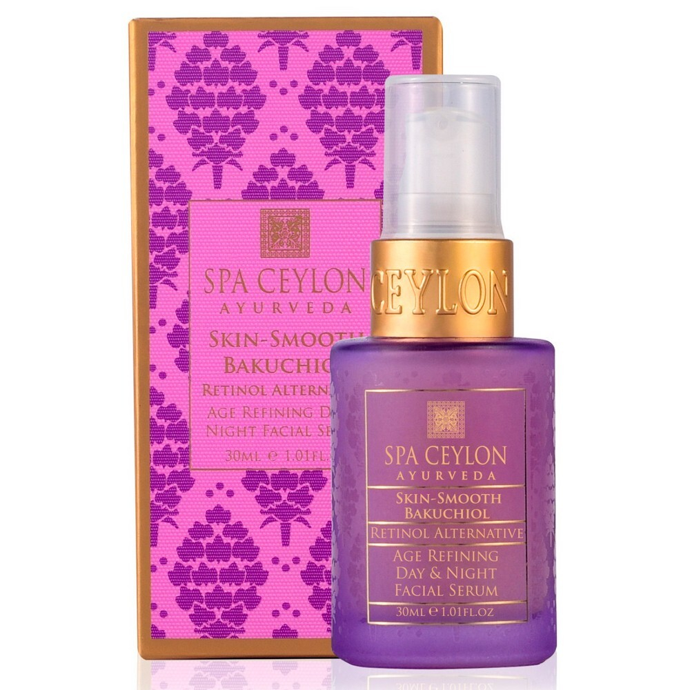 Антивікова сироватка день-ніч для сухої та чутливої шкіри Бакучіол 30 мл, SPA Ceylon