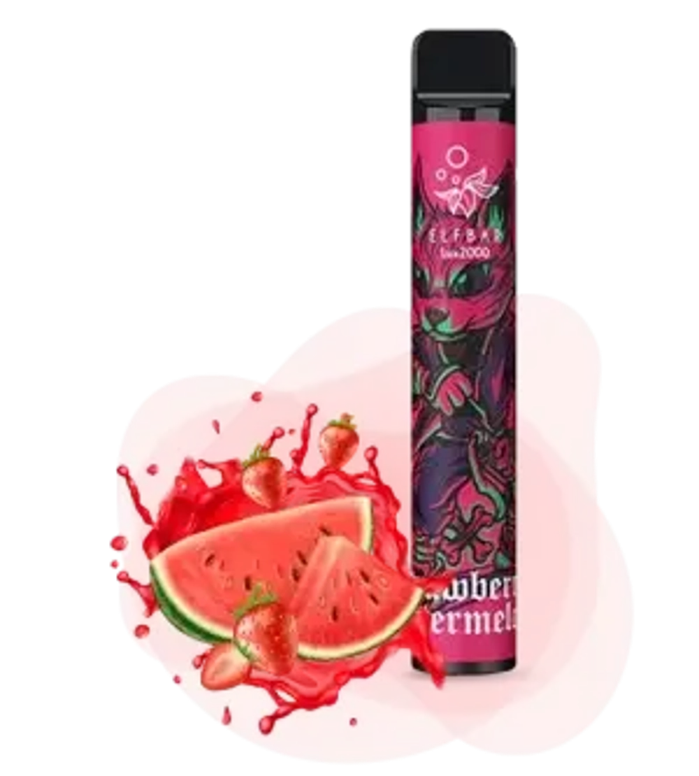 Elf Bar 2000 - Strawberry Watermelon (5% nic, Lux)