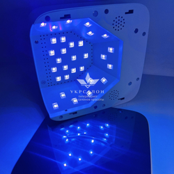 Лампа для манікюру із акумулятором LED+UV Sunline heart X40