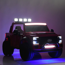 Дитячий двомісний електромобіль джип Ford M 4790EBLR(24V)