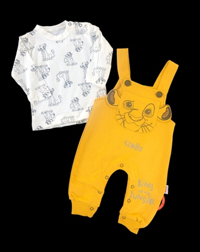 Напівкомбінезон з регланом "Сімба", двунитка, бавовна ТМ "Murat Baby" (74 см)
