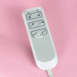 Косметологическая электрическая кушетка Modena (3 мотора), розовая