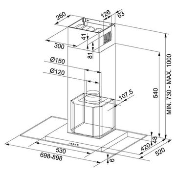 Витяжка Franke FGL 9115 XS (325.0541.079)