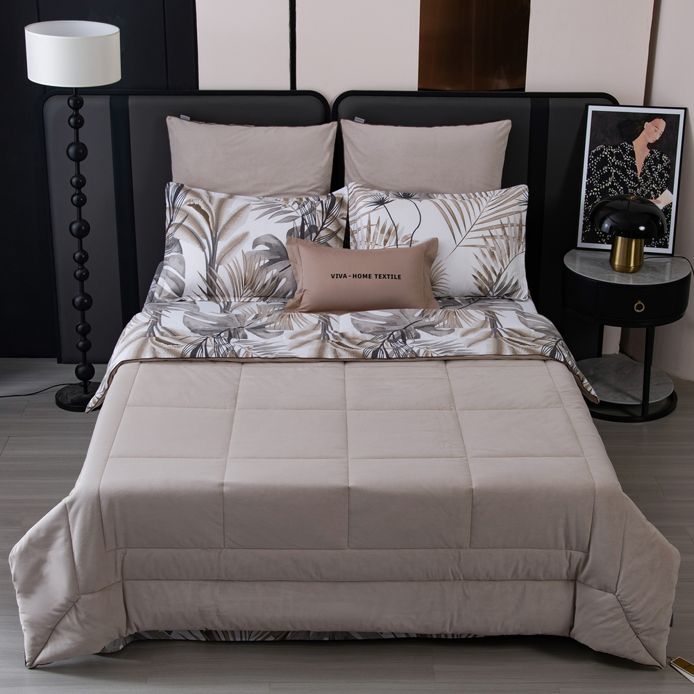 Комплект постельного белья Сатин Velouria Luxe с Одеялом VL014