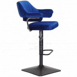 Стільчик для візажу Jef Black quadro Velor