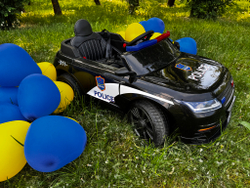 Дитячий електромобіль поліцейська машина Bambi M 4842EBLR