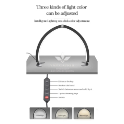 Лампа светодиодная для бьюти мастера универсальная HD-M10X 40W