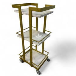 Косметологічний візок Mark 07 Gold ДСП