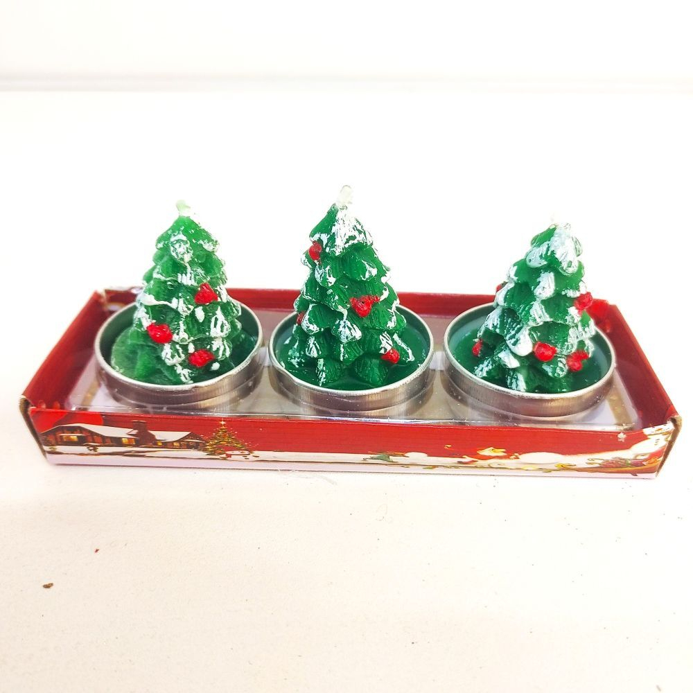 Свечи новогодние Елочка