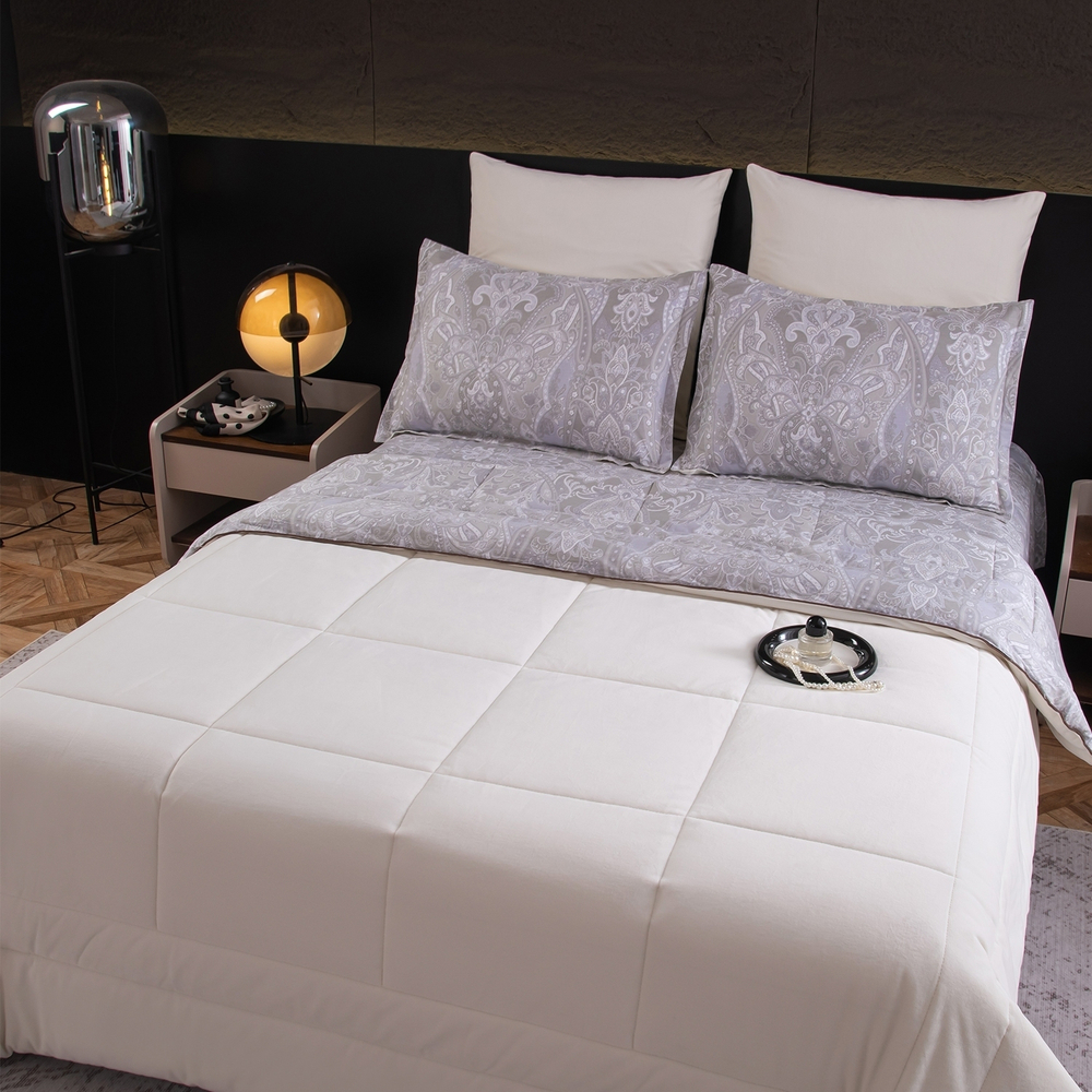 Комплект постельного белья Сатин Velouria Luxe с Одеялом VL002