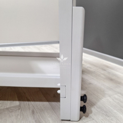 Стационарный массажный стол KP-10 plus White обивка Grey