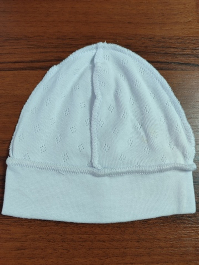 Шапочка, рібана ажур ТМ "Lari" (0-3 міс, 38 см)