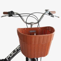 Велосипед міський 26 дюймів Corso Polaris з кошиком та багажником, рама 16.5"
