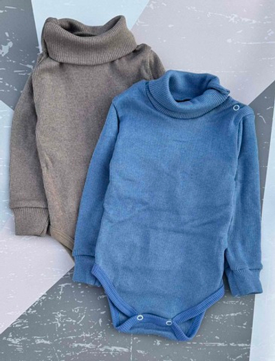 Боді-водолазка, рубчик з начосом ТМ "Пташка"