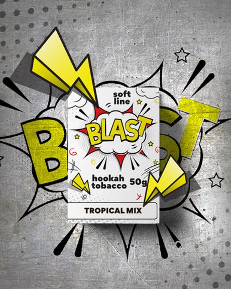 Тютюн Blast Soft Tropical Mix (Тропічний Мікс) 50g