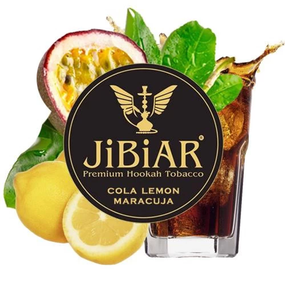 Табак Jibiar Cola Lemon Maracuja (Джибиар Кола Лимон Маракуйя) 250г (Изготовлен в 2019)