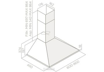 Витяжка ELICA MISSY LUX WH/A/60