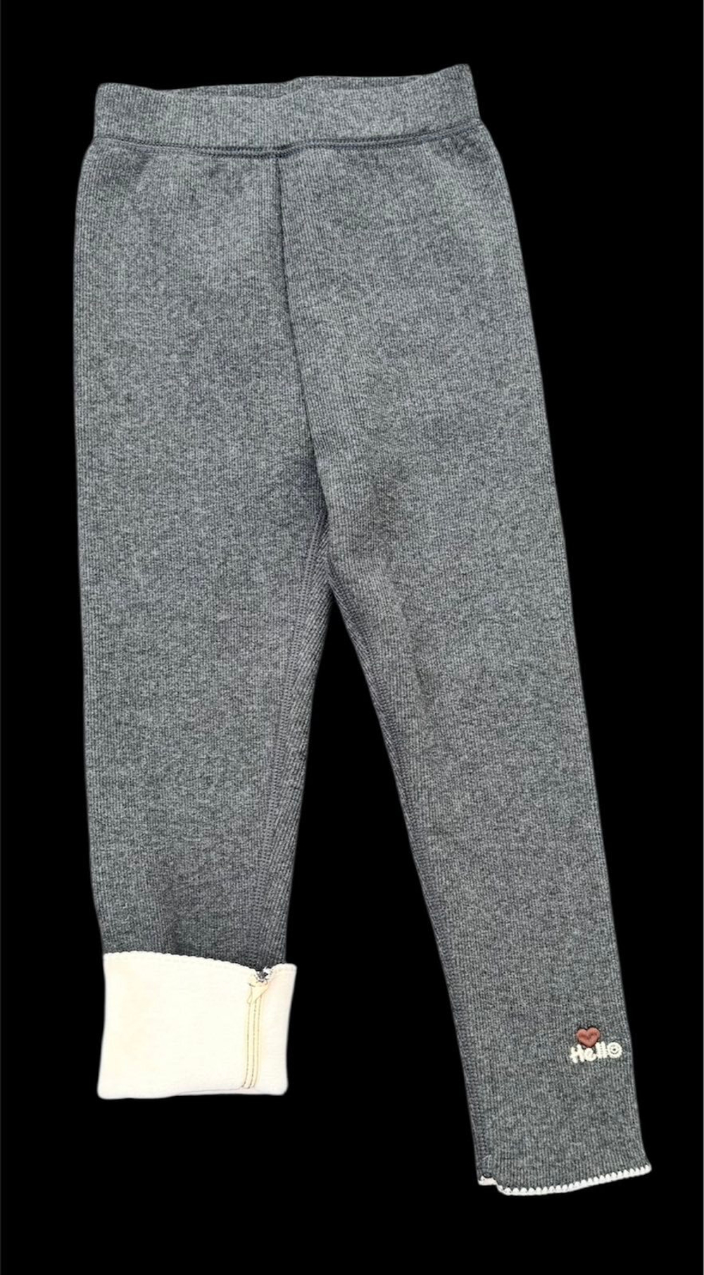 Лосини утеплені, трикотаж рубчик, велюр ТМ "QQG"