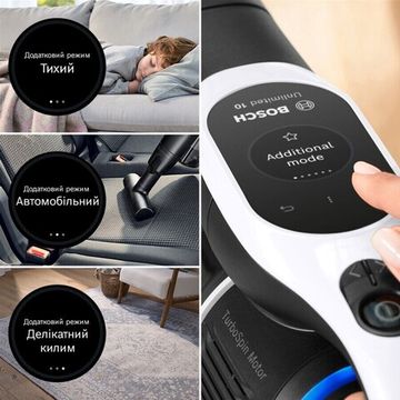 Акумуляторний пилосос Bosch Unlimited 10 BCS1041WAC