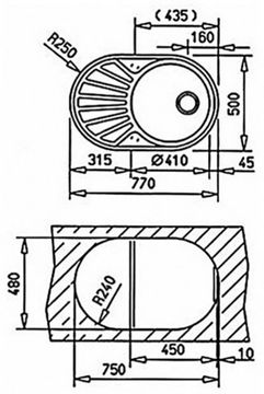 Кухонна мийка TEKA DR 77 1B 1D 40127303 мікротекстура