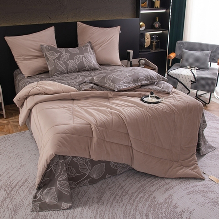 Комплект постельного белья Сатин Velouria Luxe с Одеялом VL007