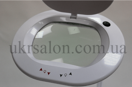 Лампа-лупа 6028 LED 3D з регулюванням яскравості білий холодний і тепле світло