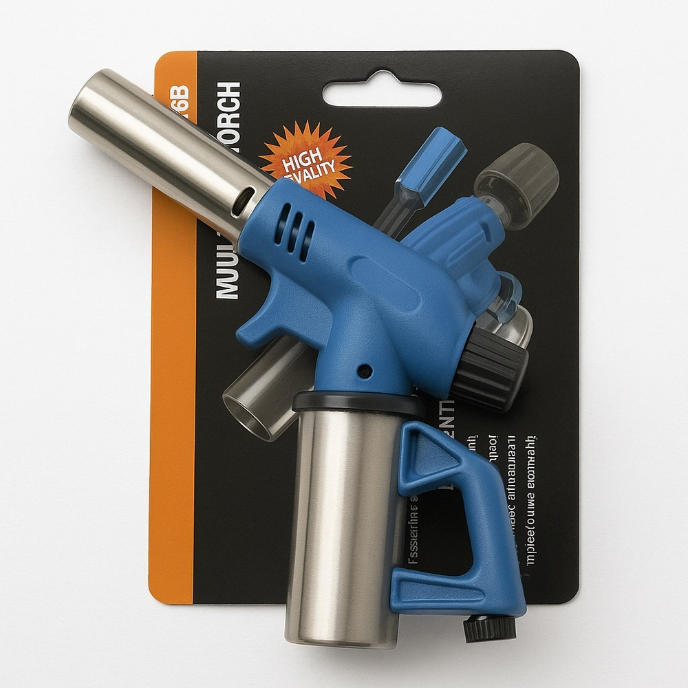 Металлическая туристическая газовая горелка