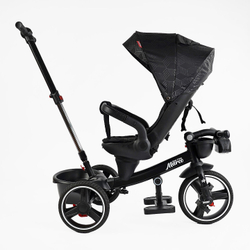 Детский трехколесный велосипед Best Trike Marco 9155 PU, складной руль, музыкальная фара, с родительской ручкой