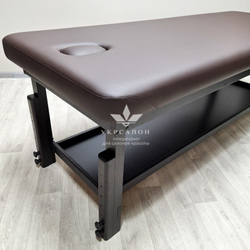 Стаціонарний масажний стіл KP-8 Brown