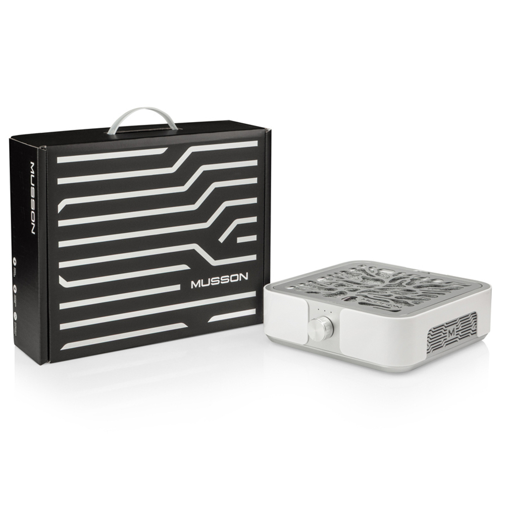Витяжка Musson X3 Silver з НЕРА-фільтром 72W для манікюру та педикюру