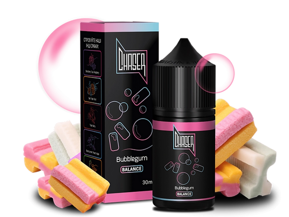 CHASER BLACK Bubble Gum (5%nic, 30ml)
