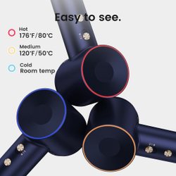 Комплект фен Laifen Swift Premium профессиональный с сумкой, 2 насадки, синий