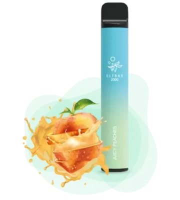 Elf Bar 2000 - Juicy Peach (5% nic)