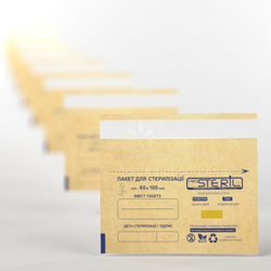 Набор коричневых крафт-пакетов 60*100 мм ProSteril (100 шт)