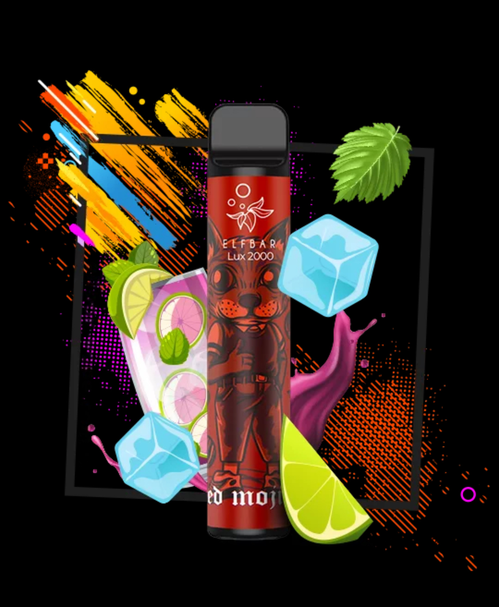 ElfBar 2000 lux Red Mojito (Эльф Бар Красное Мохито)