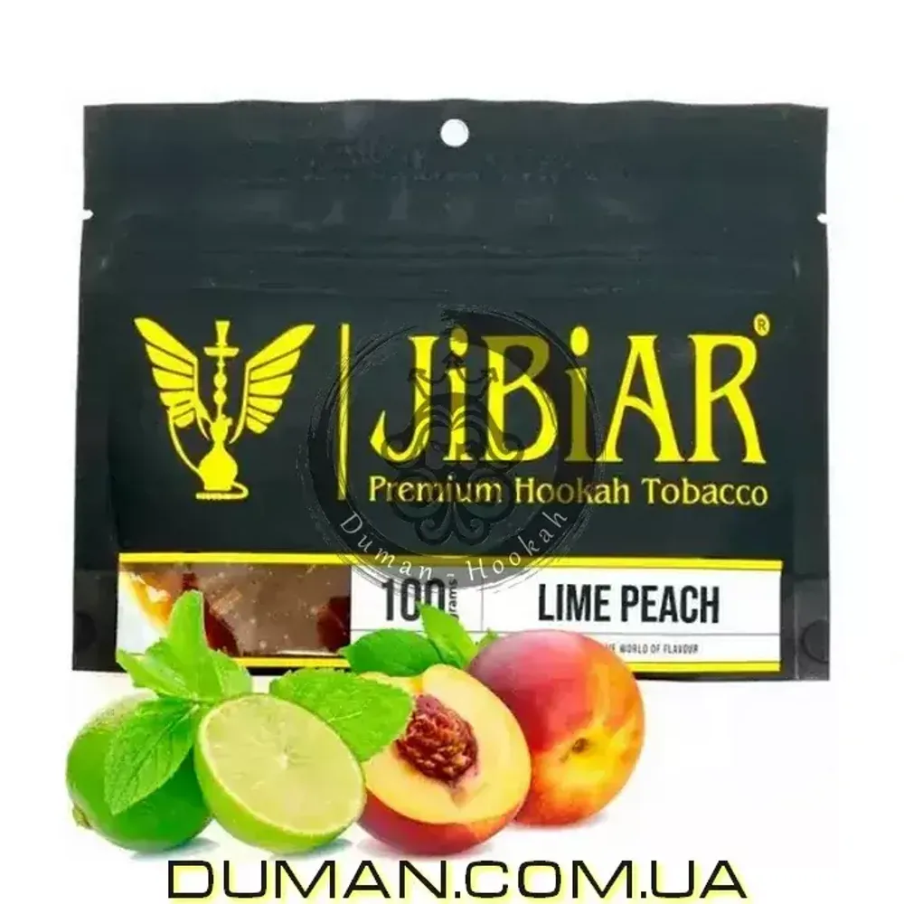 JiBiAR Lime Peach (Джибиар Лайм Персик) 100g | Срок годности. УЦЕНКА