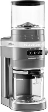 Кавомолка KitchenAid Artisan 5KCG8433EMS срібний медальйон